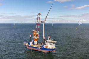 Offshore Installation vessel Aeolus at Borssele 3 and 4