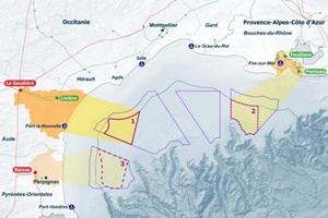 France launches floating wind tender for two projects in the Mediterranean Sea France launches floating wind tender for two projects in the Mediterranean Sea 300 200