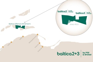 PGE and Ørsted are applying for a seabed acreage adjacent to Baltica Offshore Wind Farm