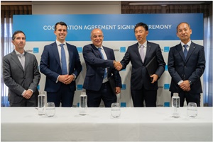 Cooperation agreement signing ceremony with Saitec and KEPCO team members