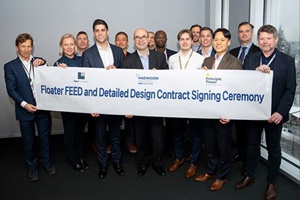 Haewoori Offshore Wind awards FEED contract for 1GW floating project to Principle Power and Aker Solutions