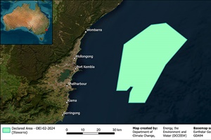 map declared area illawarra small size