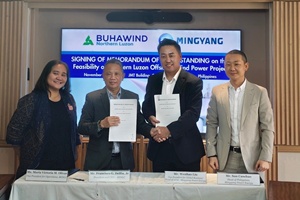 Ming Yang and Buhawind Energy to study 2 GW offshore wind project in the Philippines