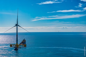 Ocean Winds completes turbine installation at EFGL floating wind project in France Image courtesy V. Bedos Occidrone