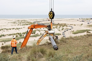 TenneT begins directional drilling under dunes for offshore wind cable route