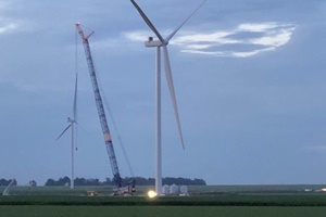 Harvest Ridge wind farm installation completed by Global Wind Service